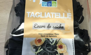 Tagliatelles à l'encre de seiche